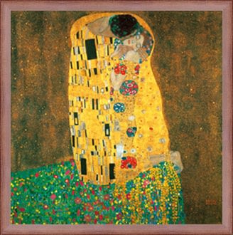 Poster sarutul - Gustav Klimt si miscarea secesionista